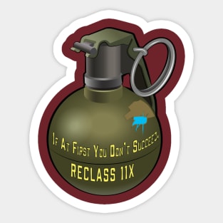 Reclass 11X Sticker